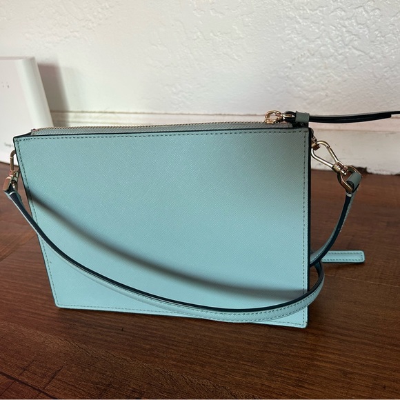 Kate Spade Cameron Zip Crossbody Light Blue - Picture 6 of 8